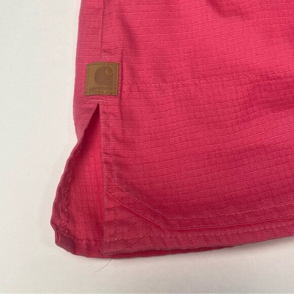 Carhartt Pink V-Neck Medical Scrub Top Women's Size Medium - Picture 11 of 15
